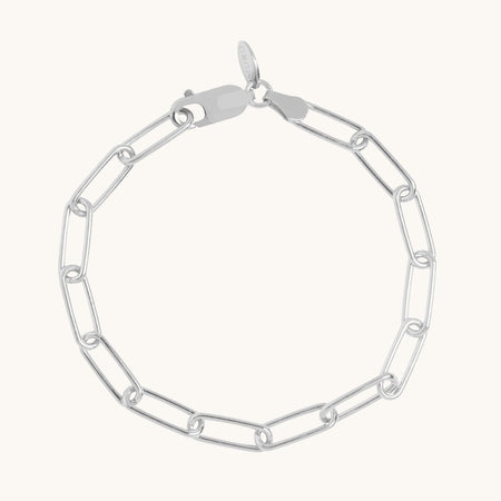 Paperclip Bracelet Silver